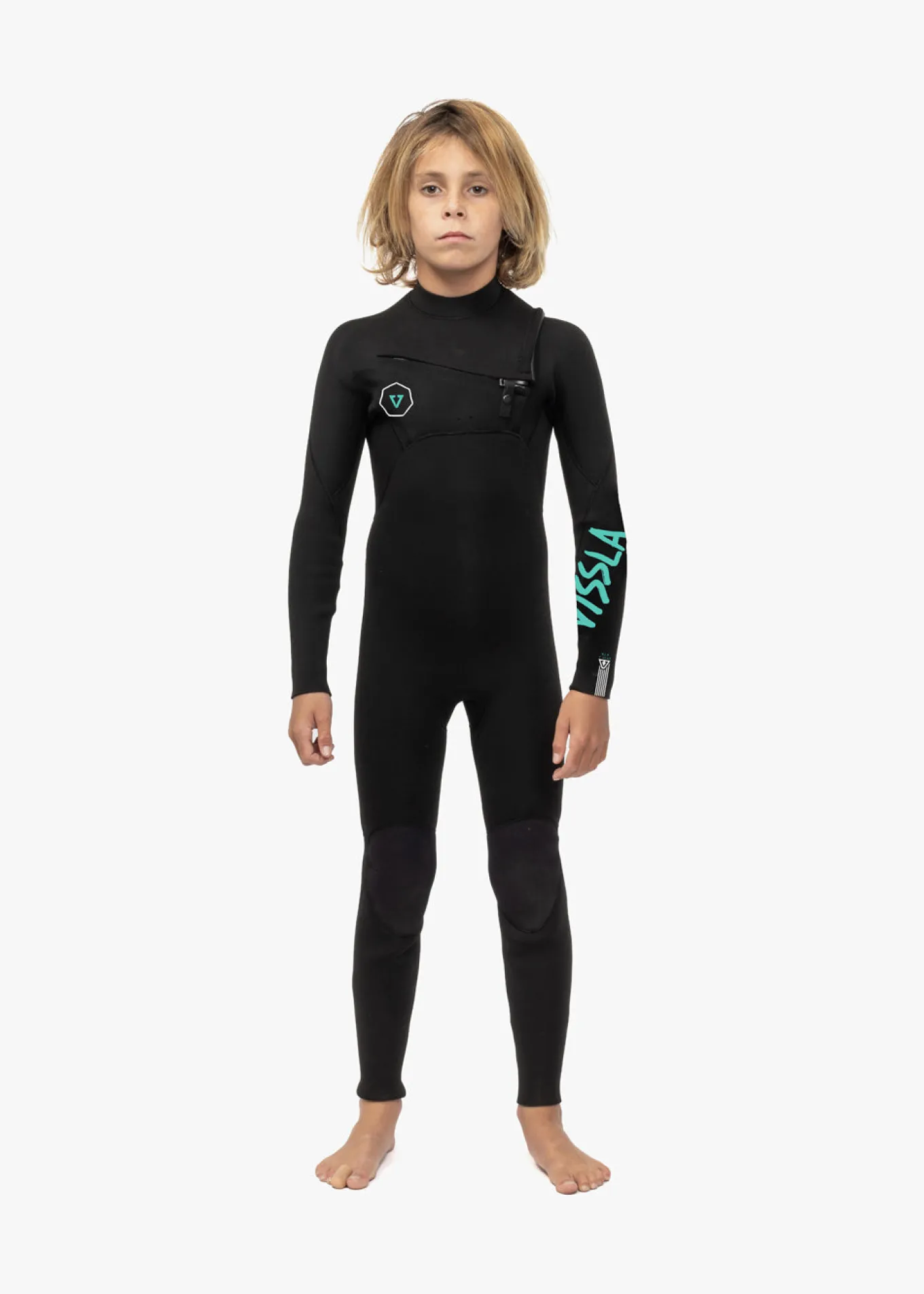 7 Seas 3-2 Boys Chest Zip Full Wetsuit