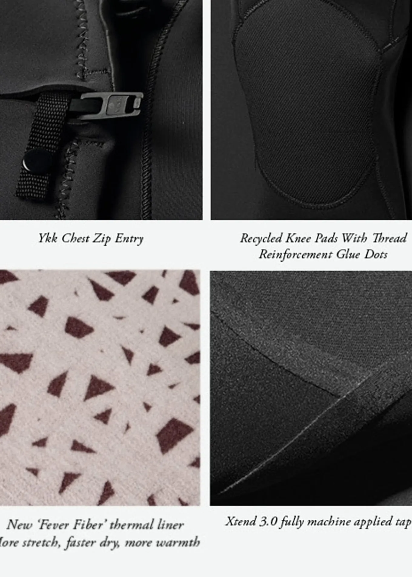 7 Seas 3-2 Full Chest Zip Wetsuit - Tonal Logos