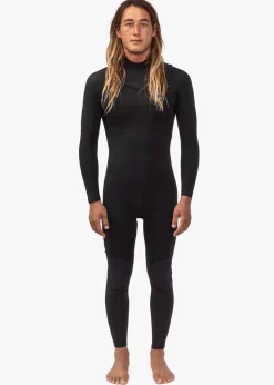 7 Seas 4-3 Full Chest Zip Wetsuit - No Logos