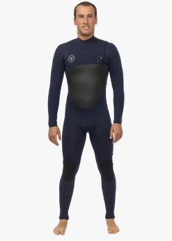 7 Seas 4-3 Full Chest Zip Wetsuit