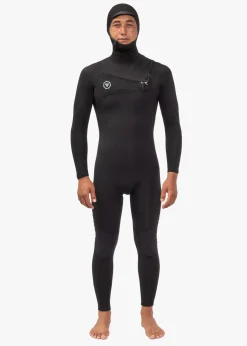 7 Seas 5-4-3 Full Hooded Chest Zip Wetsuit