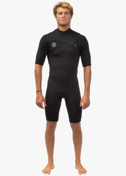 7 Seas 2-2 Short Sleeve Chest Zip Spring Suit