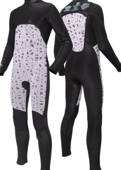 7 Seas Boys 3-2 Bolt Full Chest Zip Wetsuit