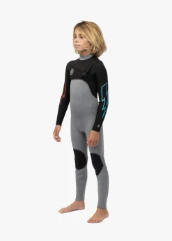 7 Seas Boys 4-3 Bolt Full Chest Zip Wetsuit