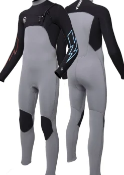 7 Seas Boys 4-3 Bolt Full Chest Zip Wetsuit