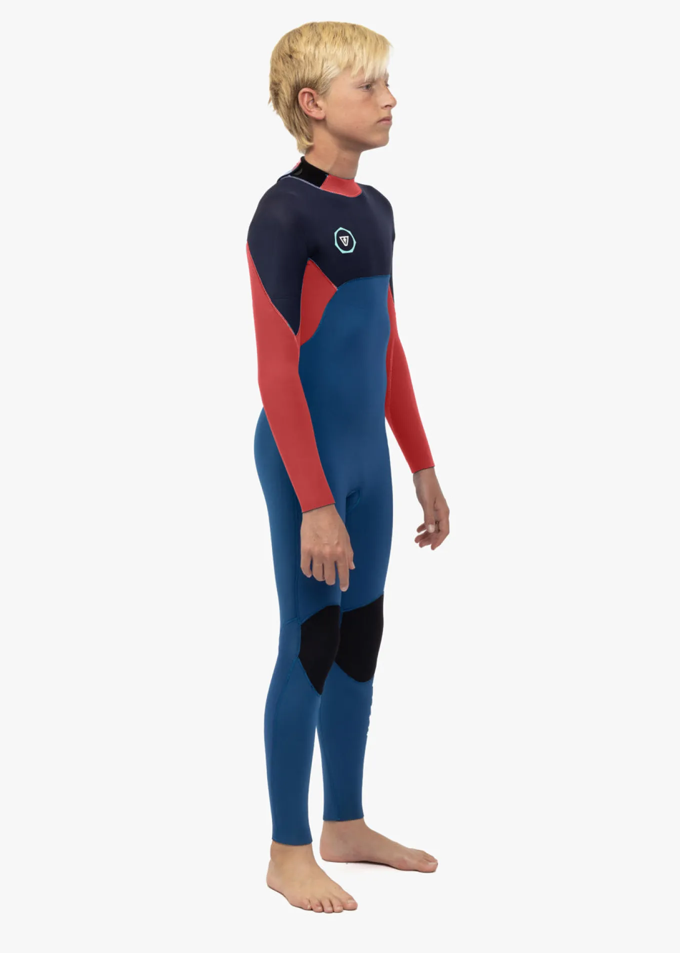7 Seas Boys 4-3 Full Back Zip Wetsuit