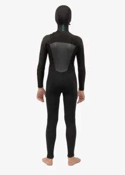 7 Seas Boys 5-4-3 Full Hooded Chest Zip Wetsuit
