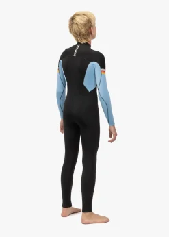 7 Seas Boys Raditude 3-2 Full Chest Zip Wetsuit