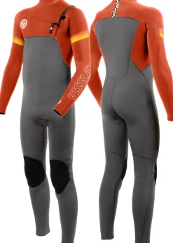 7 Seas Boys Raditude 3-2 Full Chest Zip Wetsuit