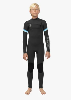 7 Seas Boys Raditude 4-3 Full Chest Zip Wetsuit