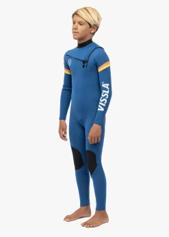 7 Seas Boys Raditude 4-3 Full Chest Zip Wetsuit