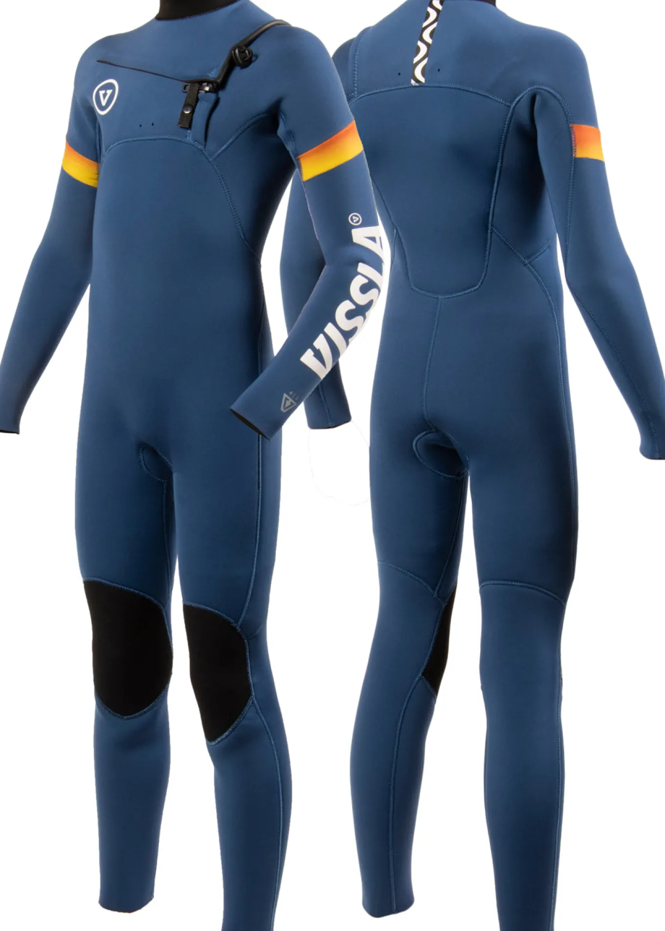 7 Seas Boys Raditude 4-3 Full Chest Zip Wetsuit