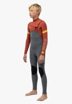 7 Seas Boys Raditude 4-3 Full Chest Zip Wetsuit
