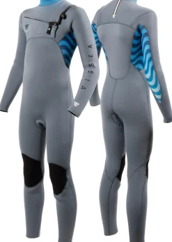 7 Seas Boys Shredder 4-3 Full Chest Zip Wetsuit