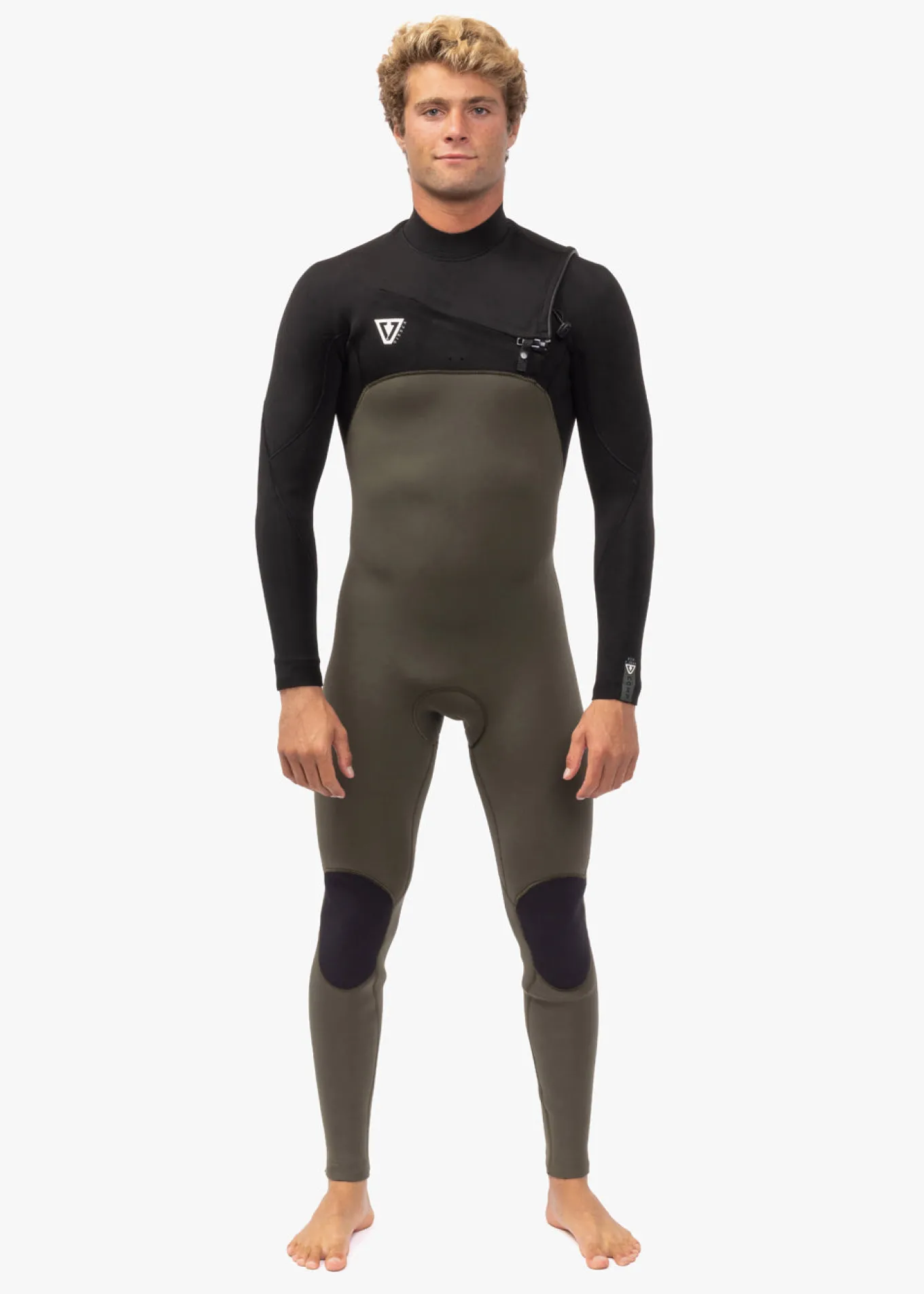 7 Seas Comp 4-3 Full Chest Zip Wetsuit
