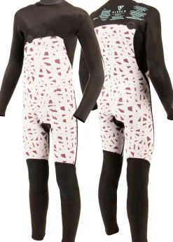 High Seas Boys Fire 3-2 Full Chest Zip Wetsuit