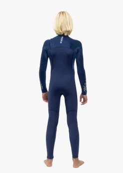 High Seas Boys Fire 4-3 Full Chest Zip Wetsuit