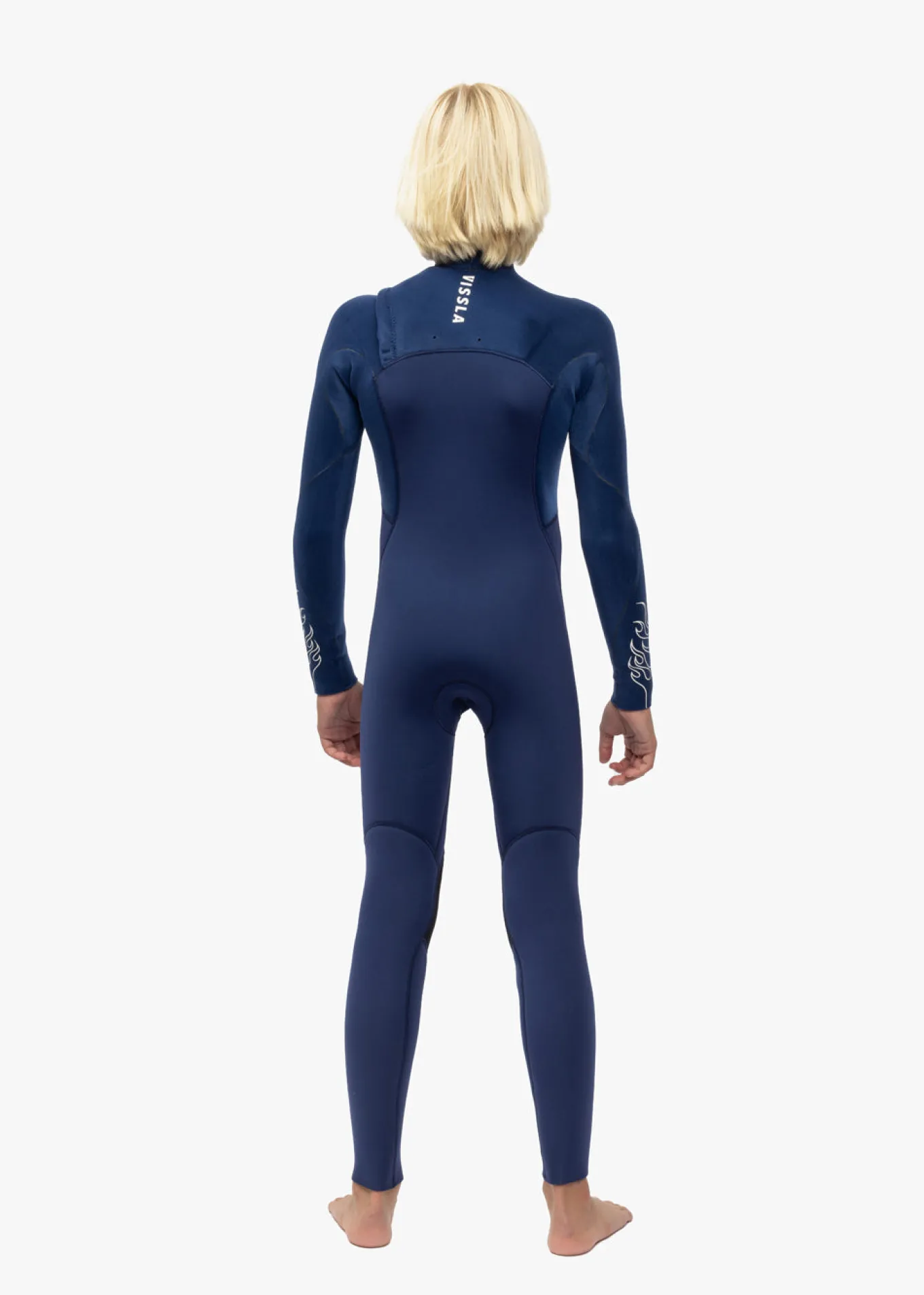 High Seas Boys Fire 4-3 Full Chest Zip Wetsuit