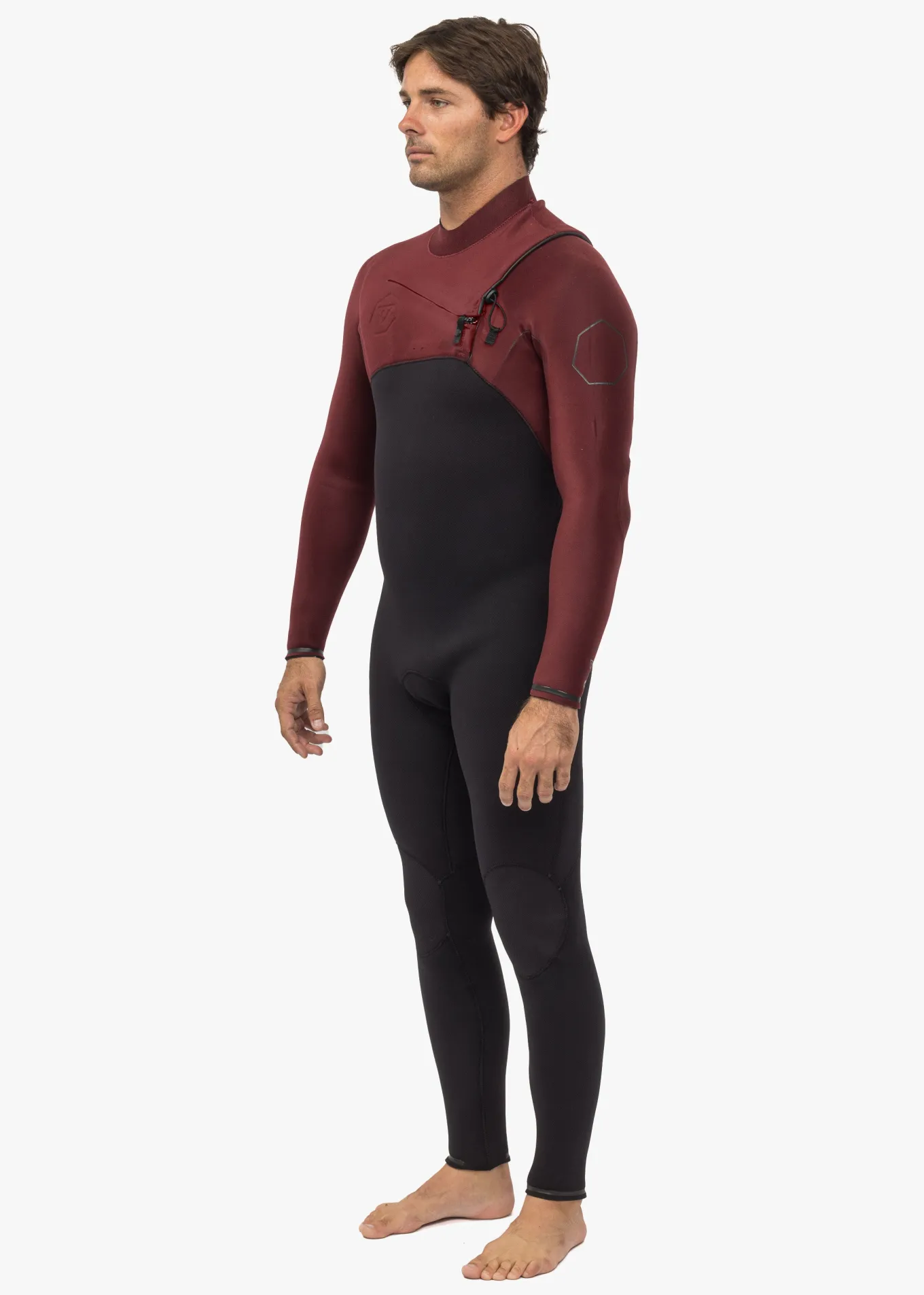 High Seas II 4-3 Full Chest Zip Wetsuit
