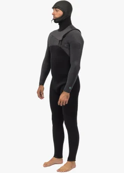 High Seas II 4-3 Full Hooded Chest Zip Wetsuit