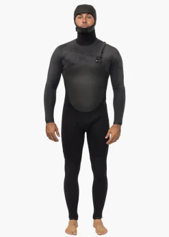 High Seas II 5-4 Full Hooded Chest Zip Wetsuit