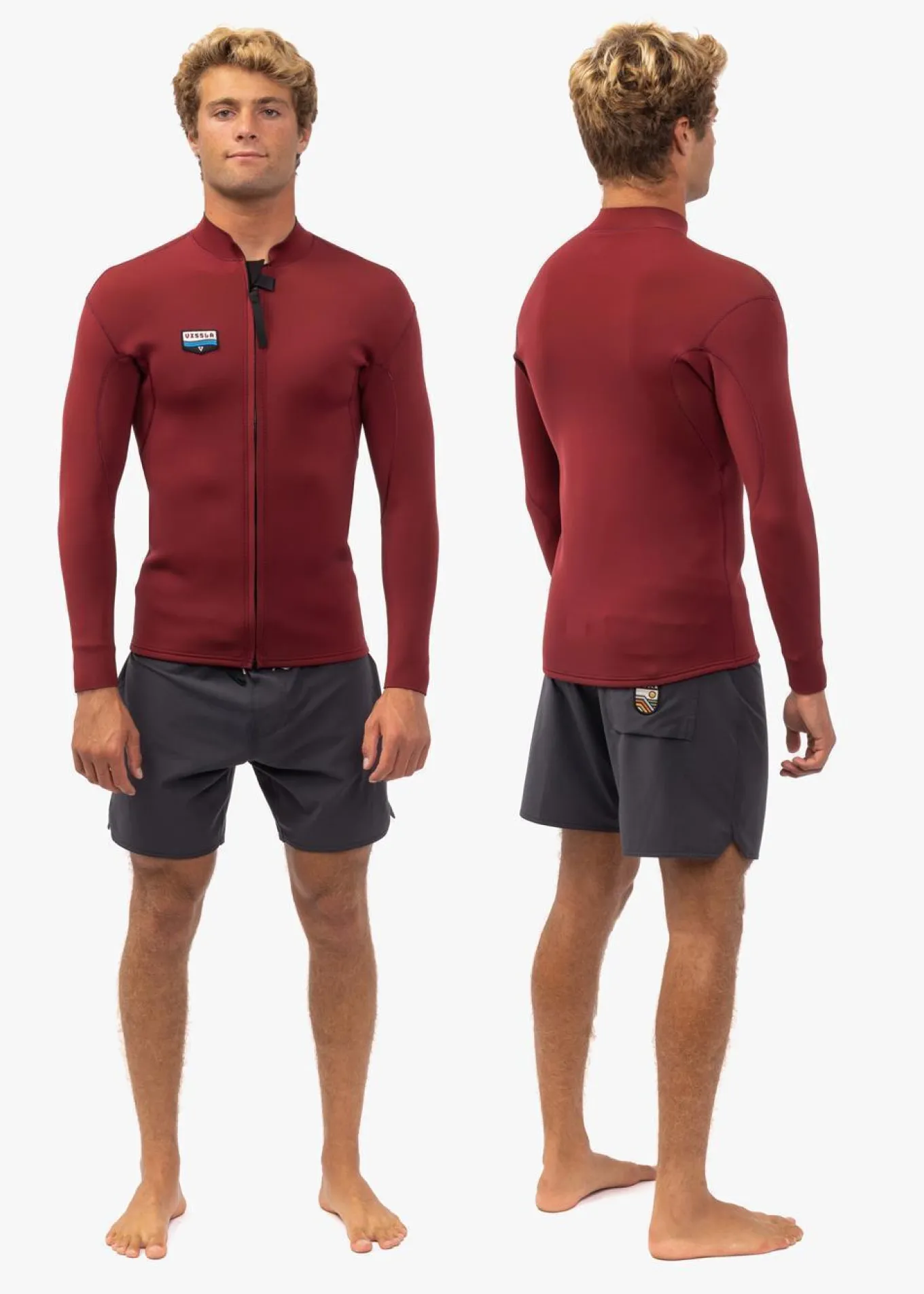 Solid Sets 2Mm Front Zip Wetsuit Jacket