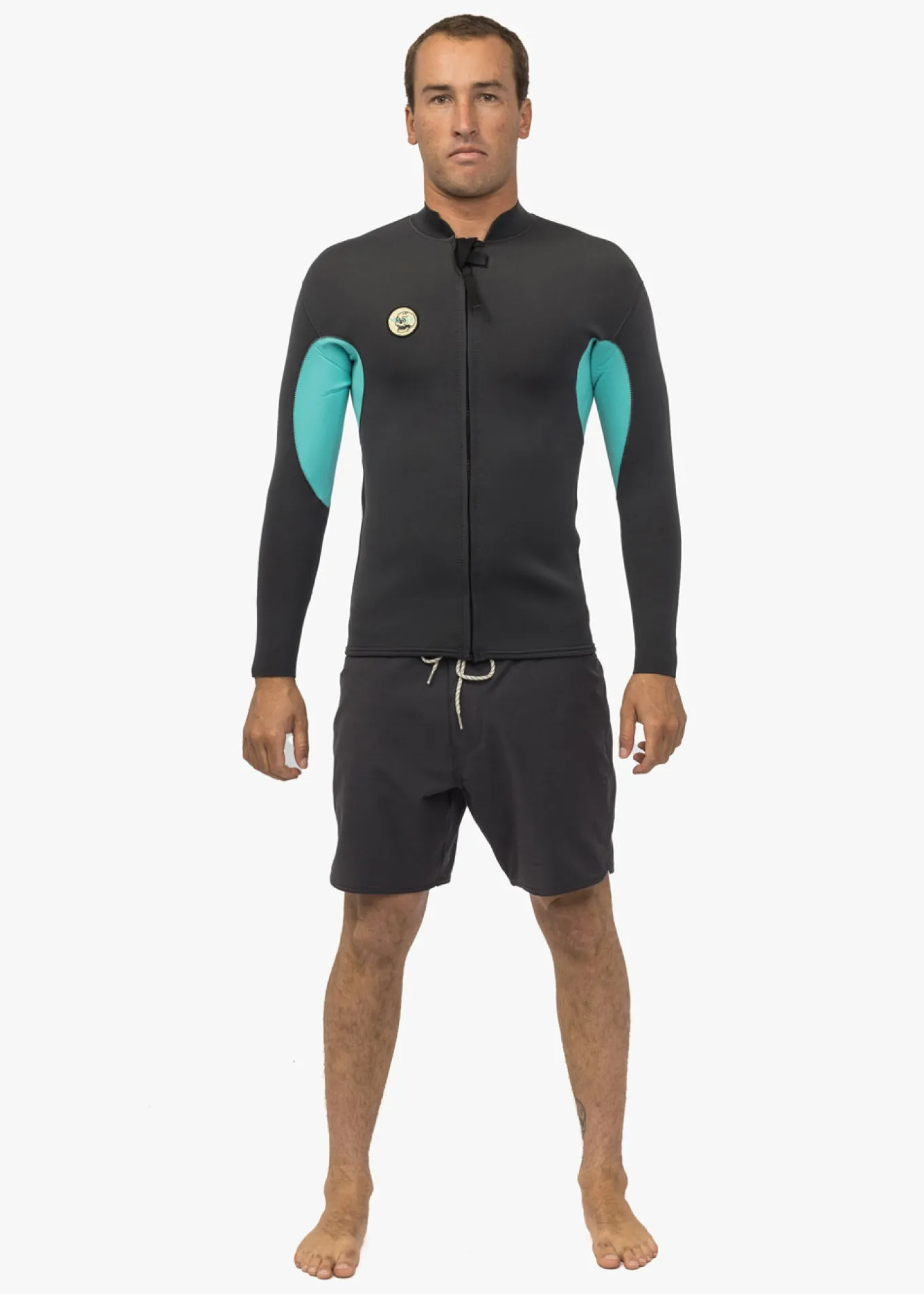 Solid Sets 2MM Front Zip Wetsuit Jacket