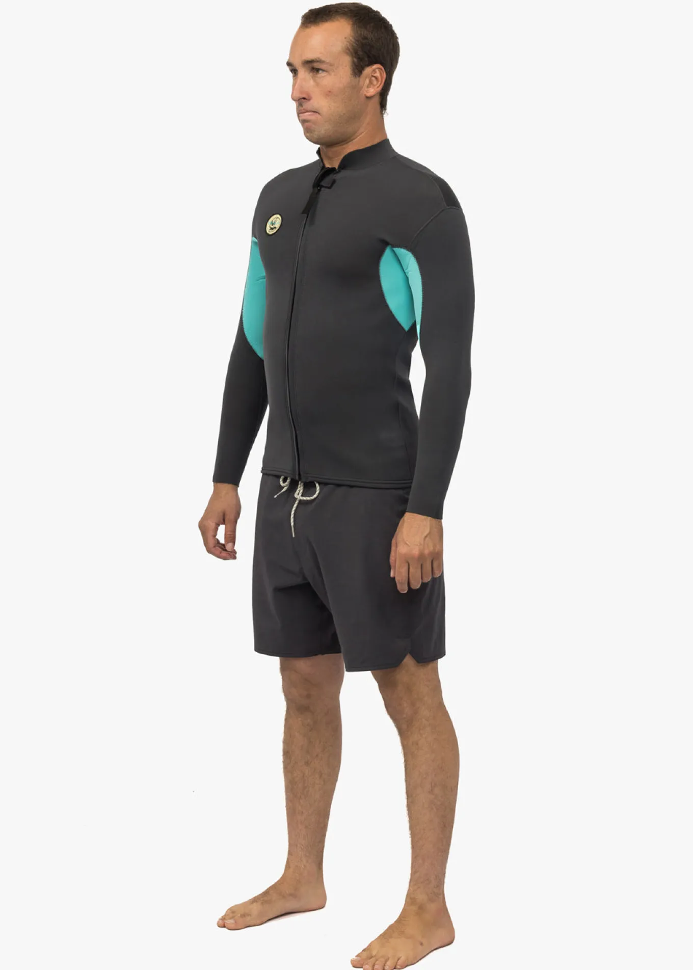 Solid Sets 2MM Front Zip Wetsuit Jacket